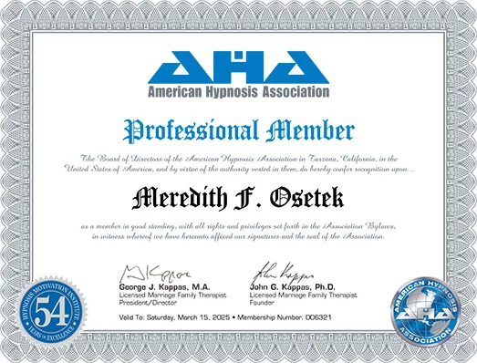 AHAMembership-meredith AHA Membership Certificate